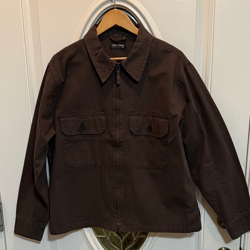 Line of Trade Men's Gray Shirt Jacket